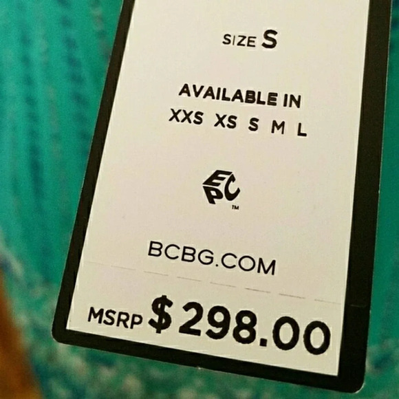 BCBG MaxAzria / One Shoulder Green Dress / Size Small - Picture 5 of 5